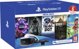 PlayStation VR Mega Pack 2: PS VR-lasit + kamera + 5 VR-peliä