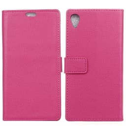 Lompakkokotelo 2-kortti Sony Xperia XA1 Ultra (G3221)  - pinkki