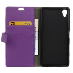 Lompakkokotelo 2-kortti Asus Zenfone Live (ZB501KL)  - violetti