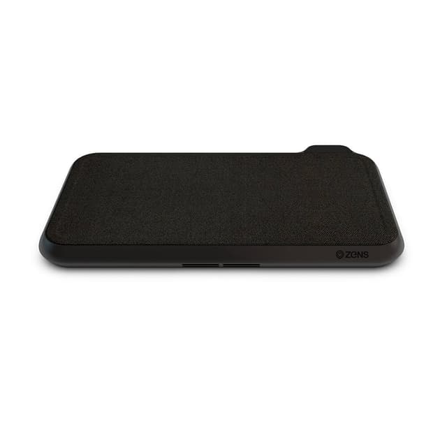 ZENS Dual Pöytälaturi  QI Liberty 16 coils  2x15W Fabric Surface (Apple & Samsung QC)