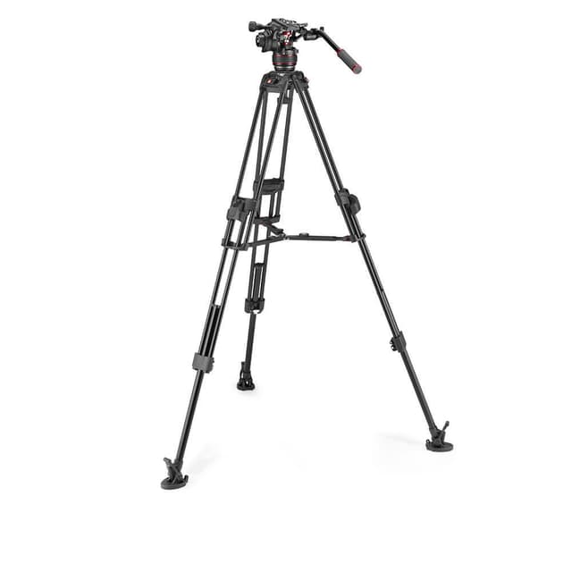 MANFROTTO Jalustakit Video Nitrotech 608 + 645 Fast Twin MS Alumiini