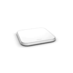 ZENS Single Alu. QI Laturi Langaton 220V  10W Valkoinen (Apple QC 7,5W)
