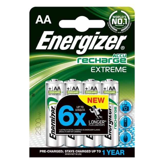 ENERGIZER 2300 mAh AA 4-pack