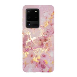 Ympäristöystävällinen painettu Samsung Galaxy S20 Ultra Kotelo - Pink Marble
