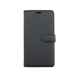 Ympäristöystävällinen Aitoa nahkaa  Samsung Galaxy Note 10+  lompakkokotelo 2 in 1 -Black/Red