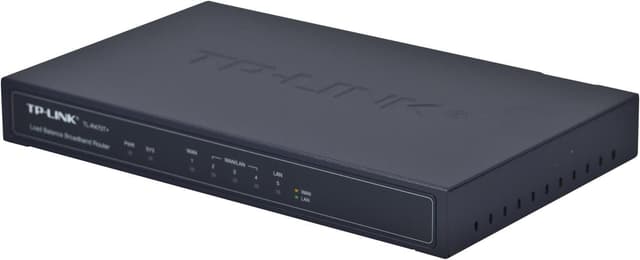 TP-LINK reititin, 2x10/100Mbps WAN ja 3x10/100Mbps LAN-porttia