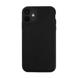 Ympäristöystävällinen Aitoa nahkaa iPhone 12 mini Kotelo - Black