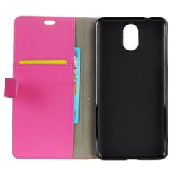 Lompakkokotelo 2-kortti Nokia 3.1 2018 (TA-1063)  - pinkki