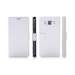 Lompakkokotelo 2-kortti Samsung Galaxy A8 2015 (SM-A800F)  - valkoinen