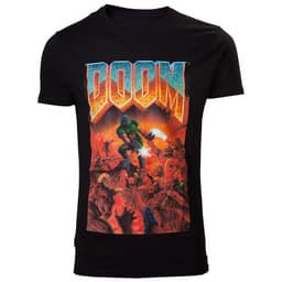 T-paita  Doom classic musta (M)