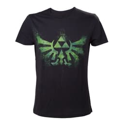 The Legend of Zelda t-paita - Triforce-logo (musta) (M)