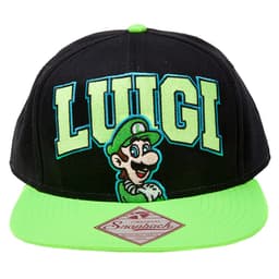 Nintendo Luigi lippalakki (musta/vihreä)