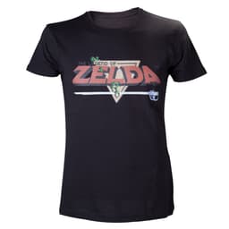 The Legend of Zelda t-paita - Retro (musta) (L)