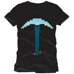 Minecraft t-paita - Hakku (musta) (XL)