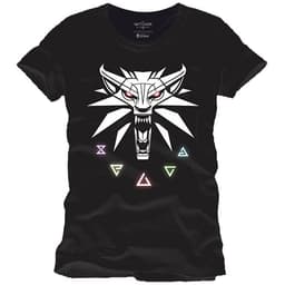 T-paita Signs of the Witcher musta(XL)