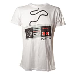 Nintendo t-paita - NES peliohjain (valkoinen) (XL)