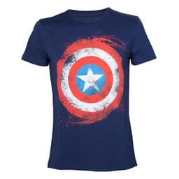 Marvel Comics t-paita - Captain’s Shield (sininen) (L)