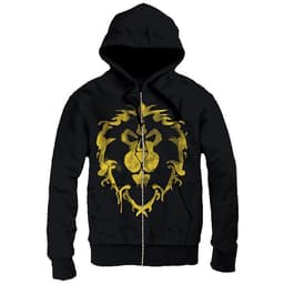 Huppari Warcraft - Alliance kuvio musta (XL)