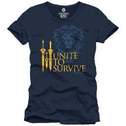 Warcraft t-paita - Unite To Survive (sininen) (S)