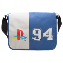 PlayStation Classic 94 logo olkalaukku (harmaa/sin)