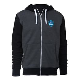 ESL One vetoketjullinen huppari (M) (musta / harmaa)