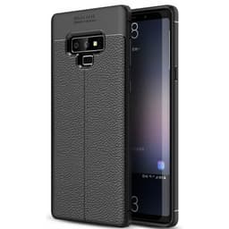 Nahkakuvioitu TPU kuori Samsung Galaxy Note 9 (SM-N960F)  - musta