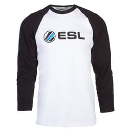 ESL pitkähihainen t-paita (XXL) (musta/valkoinen)