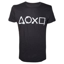 PlayStation t-paita - Painikkeet (musta) (L)