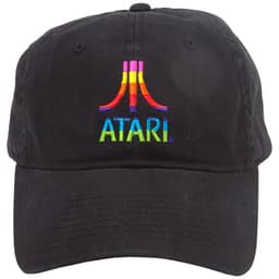 Atari kaareva lippalakki (musta/monivärinen)