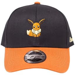 Pokémon - Eevee lippalakki (musta/oranssi)