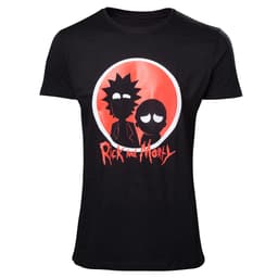 Rick & Morty t-paita - punainen logo (L)