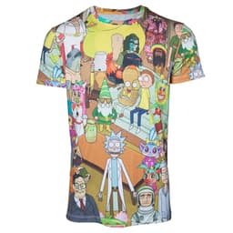 Rick & Morty t-paita - printtikuvio (XL)