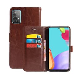 Lompakkokotelo 3-kortti Samsung Galaxy A52 5G  - ruskea