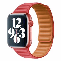 Vegaaninen nahka magneettinen Apple Watch Band 38/40 mm Red