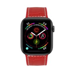 Aitoa nahkaa Croc design Apple Watch ranneke 42/44 mm Red