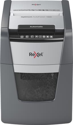 Rexel Optimum AutoFeed+ 100X paperisilppuri (ristiinleikkaus)
