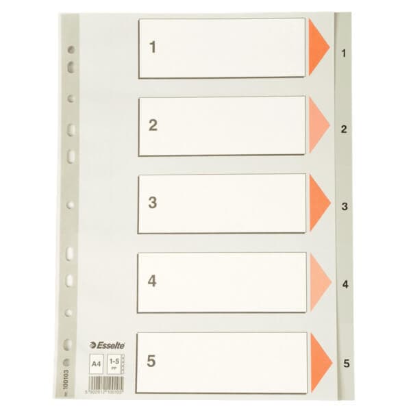 E:Indices A4 PP 1-5 grey