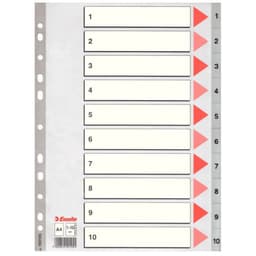 E:Indices A4 PP 1-10 grey