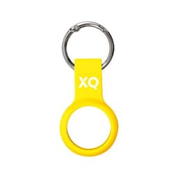 XQISIT AirTag Pidike Silicone Case Keltainen