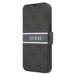 Guess iPhone 13 Kotelo Printed Stripe Harmaa
