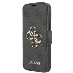 Guess iPhone 13 Mini Kotelo Metal Logo Harmaa