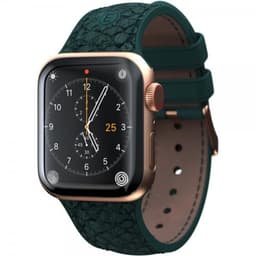 Njord by Elements Apple Watch 42/44/45mm/Apple Watch Ultra Ranneke Salmon Series Vihreä