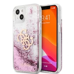 Guess iPhone 13 Kuori Liquid Glitter Vaaleanpunainen