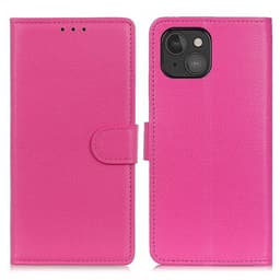 Nordic Covers iPhone 13 Mini Kotelo Litchi Magenta