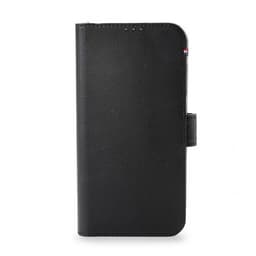 Decoded iPhone 13 Kotelo Leather Detachable Wallet Musta