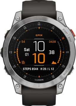 Garmin epix (Gen 2) AMOLED älykello, 47 mm (harmaa)