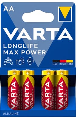 Varta Longlife Max Power AA paristot (4 kpl)