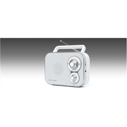 Muse Kannettava radio M-051RW Valkoinen, AUX in
