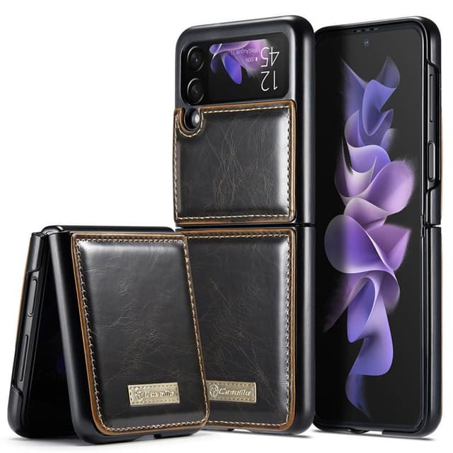 CaseMe kotelo Samsung Galaxy Z Flip 3  - ruskea
