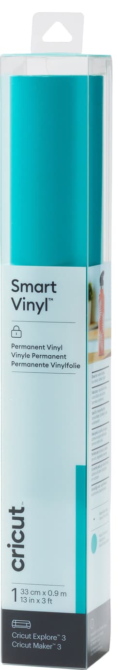 Cricut Smart Vinyl Permanent arkki 33 x 91 cm (aqua)
